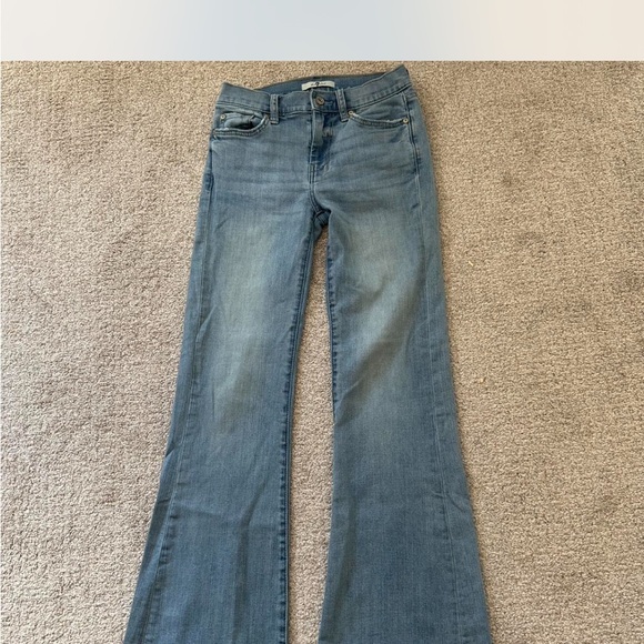 7 For All Mankind Light Blue Flare Jeans